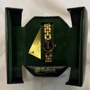 Dufonte Swiss by Lucien Piccard NEW Women's Wristwatch BOX CASE VINTAGE